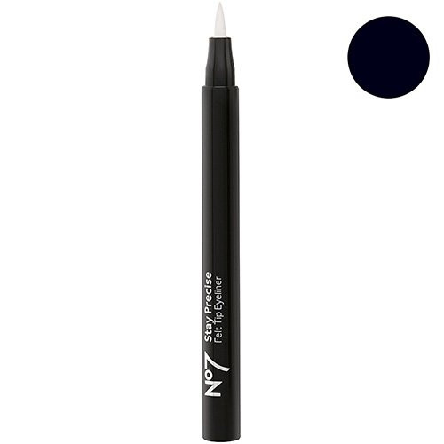 BOOTS No7 Stay Precise Felt Tip Eye Liner Black