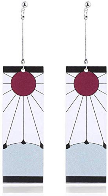 Kamado Tanjirous Earring from Demon Slayer