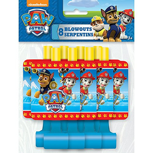 Unique Industries PAW Patrol Party Blowers  8ct