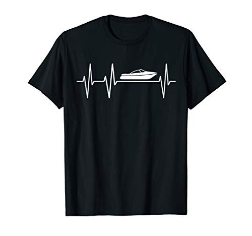 Boat Heartbeat Tee Gift for boating or sailing with Ship T-Shirt