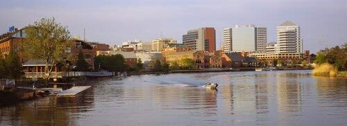 Posterazzi Boat River Wilmington Delaware USA Poster Print  -27 x 9-