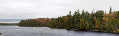 Posterazzi Boat in Canoe Lake Algonquin Provincial Park Ontario Canada Poster Print  -15 x 5-