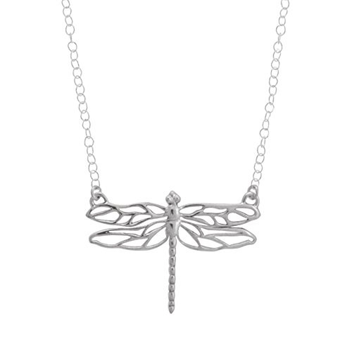 Boma Jewelry Sterling Silver Dragonfly Necklace  16 inches