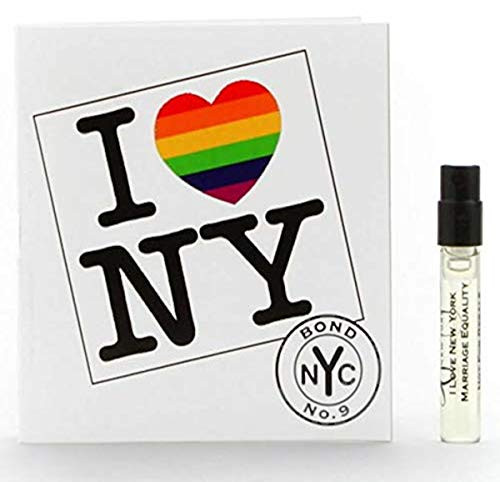 Bond No- 9 I Love New York For Marriage Equality Eau de Parfum Vial Spray For Unisex  0-057 Ounce -Pack Of 5-