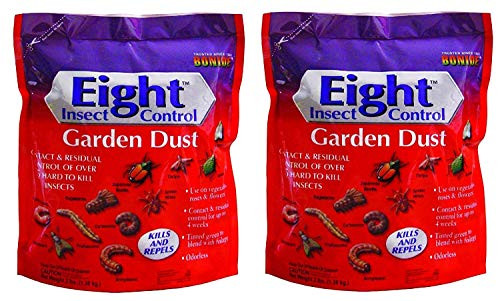 Bonide 78630 Eight Insect Control Garden Dust Pest Control  3-Pounds  2 Pack