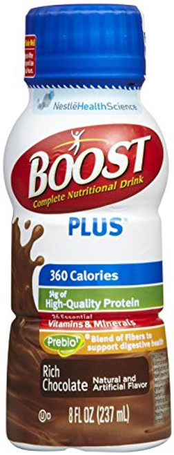 Boost Plus Nutritional Energy Drink  Chocolate  8 oz  6 pk