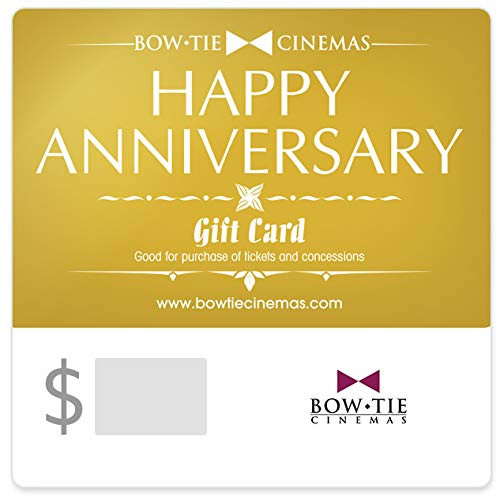 Bow Tie Cinemas Anniversary Gift Cards - E-mail Delivery