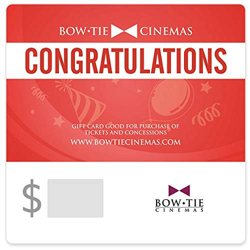 Bow Tie Cinemas Congratulations Gift Cards - E-mail Delivery