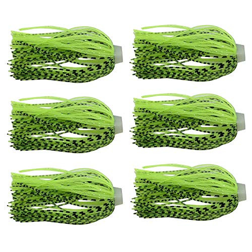 Redgirl 88 Strand Quick Change Silicone Jig Skirts or Spinnerbait Skirts DIY Rubber Jig Lures Skirt Buzzbaits Spoon Blade Squid Skirt Replacement Part