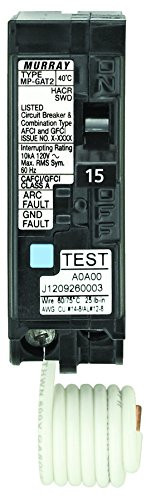 Siemens MP115DF  15-Amp Afci/Gfci Dual Function Circuit Breaker, Plug on Load Center Style