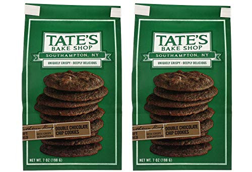 Tates Bake Shop Double Chocolate Chip Cookies 7 oz- -Pack of 2-