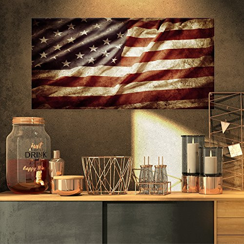 American Flag Contemporary on Canvas Art Wall Photgraphy Artwork Print American Flag Contemporary on Canvas Art Wall Photgraphy Artwork Print
