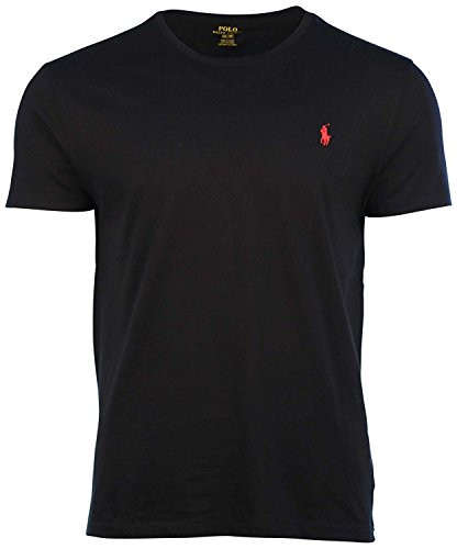 Polo Ralph Lauren Mens Crew Neck T-shirt -Medium  RL Black-