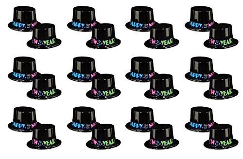 Beistle 88904 25-Piece Neon Party Toppers