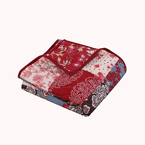 Greenland Home Nicole 100% Cotton Patchwork Throw