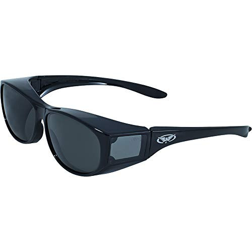 Global Vision Escort Safety Glasses Fit Over Most Eyewear Smoke Lenses -Black Smoke- Global Vision Escort Safety Glasses Fit Over Most Eyewear Smoke Lenses -Black Smoke-