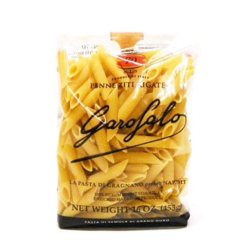 Garofalo Penne Ziti Rigate  16-Ounce -Pack of 4-