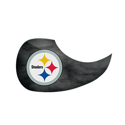 Woodrow Guitar by The Sports Vault NFL Pittsburgh Steelers Pick Guard Woodrow Guitar by The Sports Vault NFL Pittsburgh Steelers Pick Guard