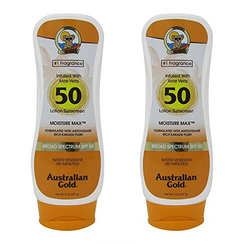 Australian Gold Spf50 Lotion Moisture Max 8 Ounce -237ml- -2 Pack- Australian Gold Spf50 Lotion Moisture Max 8 Ounce -237ml- -2 Pack-