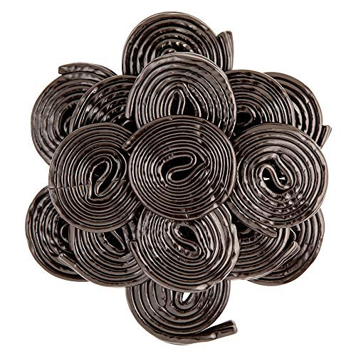 Broadway Wheel Candy - Spiral Black Licorice Candies - Candy Bulk - Sold by the pound -2 Pound Total of 32 Oz- Broadway Wheel Candy - Spiral Black Licorice Candies - Candy Bulk - Sold by the pound -2 Pound Total of 32 Oz-