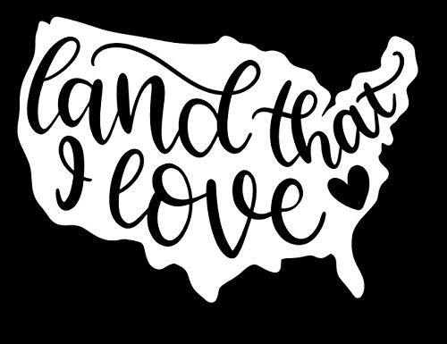 Land That I Love Makarios LLC -Cars Trucks Vans Walls Laptop MKR- White -5-5 x 4-5-MKR808 Land That I Love Makarios LLC -Cars Trucks Vans Walls Laptop MKR- White -5-5 x 4-5-MKR808
