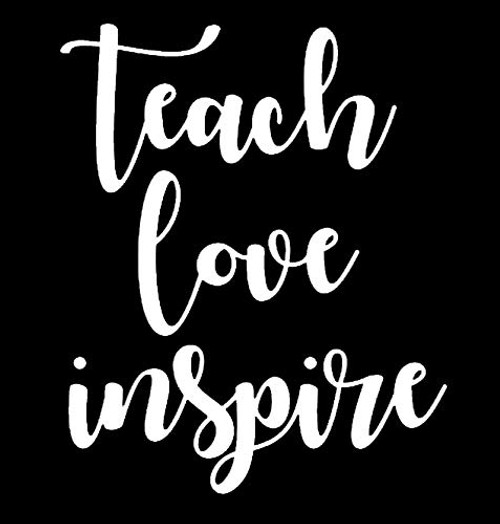 Teach Love Inspire Makarios LLC -Cars Trucks Vans Walls Laptop MKR- White -5-5 x 5-MKR861 Teach Love Inspire Makarios LLC -Cars Trucks Vans Walls Laptop MKR- White -5-5 x 5-MKR861