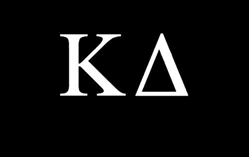 Kappa Delta Sorority NOK Decal Vinyl Sticker -Cars Trucks Vans Walls Laptop-White-5-5 x 2-5 in-NOK162