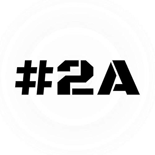 2A 2nd Amendment NOK Decal Vinyl Sticker -Cars Trucks Vans Walls Laptop-Black-7-5 x 2-5 in-NOK280