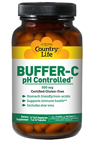Country Life Buffer-C 500 mg -Veg Caps-  120-Count