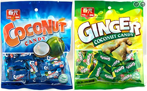 Chun Guang Coconut and Ginger Coconut Bundle  2 pack 5-6 oz