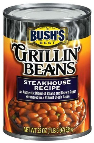 Bushs Best Grillin Beans Steakhouse Recipe 22 Oz- -Pack of 3-