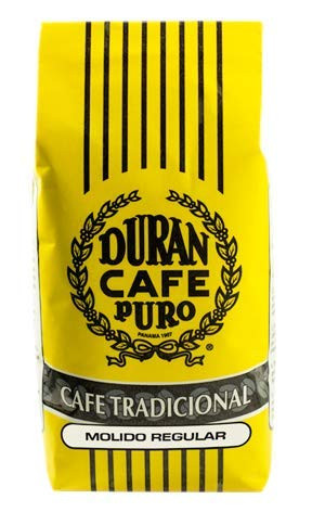 Cafe Duran Cafe Tradicional Best Panama Coffee Regular Ground 1 Pound Freshly Imported- High Quality Coffee From the Highlands of Chiriqui -Boquete-