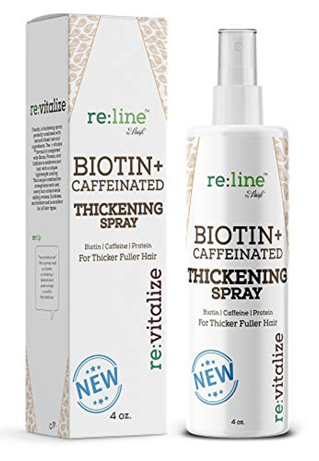 Biotin Hair Thickening Spray for Hair Growth Spray NATURAL Hair Thickener for Fine Hair Volume Spray for Fine Hair Volumizer for Hair Spray Color Safe