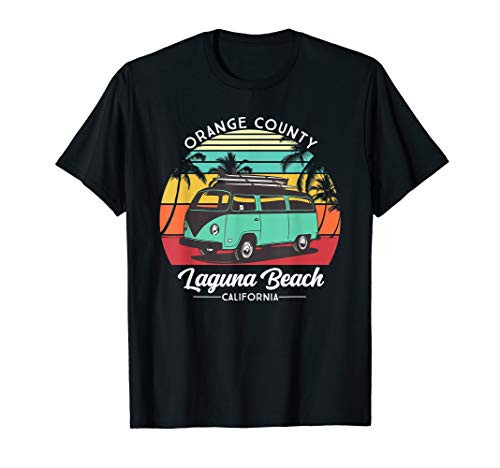Laguna Beach California CA Retro Vintage van Surf T-Shirt Laguna Beach California CA Retro Vintage van Surf T-Shirt