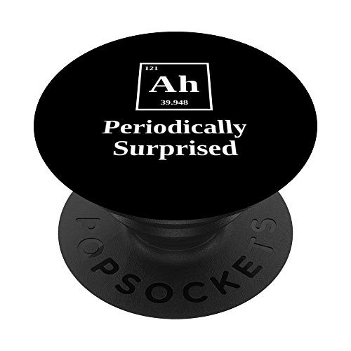 Periodically Surprised Chemistry Joke Gift PopSockets PopGrip Swappable Grip for Phones and Tablets