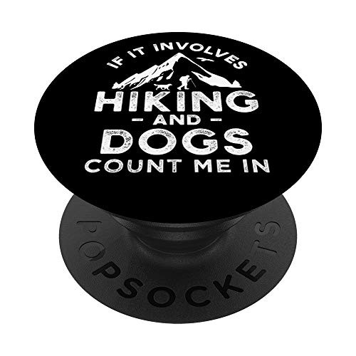 Funny Hiking Camping Dog Outdoor Adventurers Gift PopSockets Grip and Stand for Phones and Tablets Funny Hiking Camping Dog Outdoor Adventurers Gift PopSockets Grip and Stand for Phones and Tablets