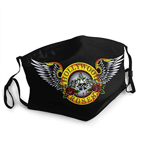 Zhengyu G-U-N-S N R-O-S-E-S Adjustable Earloop Windproof Face Cover Anti-Dust for Man and Woman