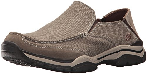 Skechers Mens Relaxed Fit-Rovato-Veleno Boat Shoe brown 10-5 M US