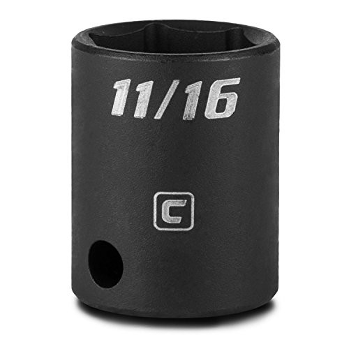 Capri Tools 11-16-Inch Shallow Impact Socket  3-8-Inch Drive  6-Point  SAE