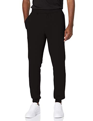 CARE OF by PUMA Mens Terry Cuffed Joggers  Black  EU L -US L-