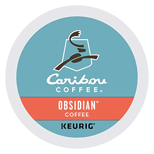 Caribou Coffee Obsidian  Single-Serve Keurig K-Cup Pods  Medium Roast Coffee  72 Count