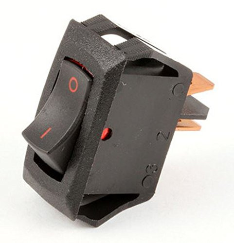 Carling Technologies RA901-VB-B-9-V Switch  Rocker  SPST  16A  250V  Black