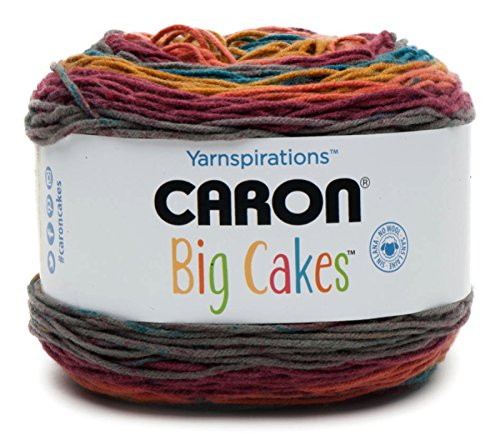 Caron Big Cakes Self Striping Yarn ~ 603 yd-551 m - 10-5oz-300 g Each -Toffee Brickle-