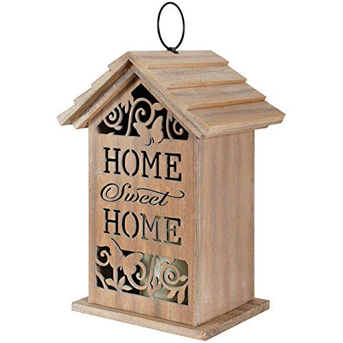 Carson 57492 Home Sweet Home Wooden House Cutout Lantern  11 Inches High