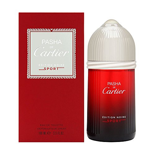 Cartier Pasha de Edition Noire Sport Eau de Toilette Spray for Men  3-3 Ounce