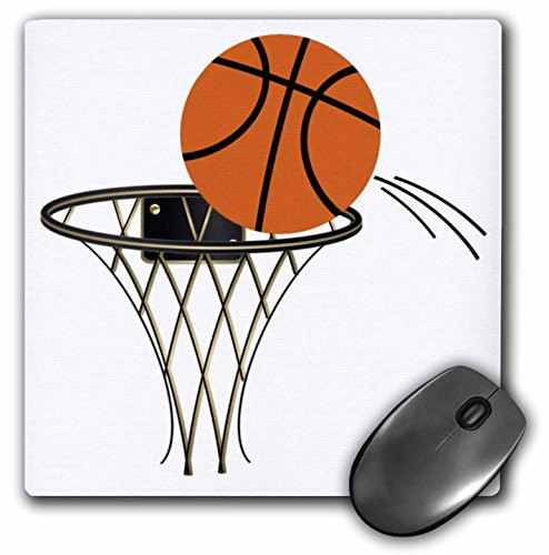 3dRose LLC 8 x 8 x 0-25 Inches Mouse Pad  Girl with Big Glasses Cartoon -mp-165460-1-