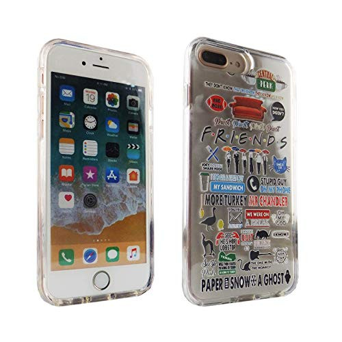 CASEMPIRE iPhone 6S Plus  7 Plus  8 Plus Friends TV Show Hybrid Case Shock Proof Never Fade Slim Fit Cover for IP 6S Plus 7 8 Plus Friends Characters