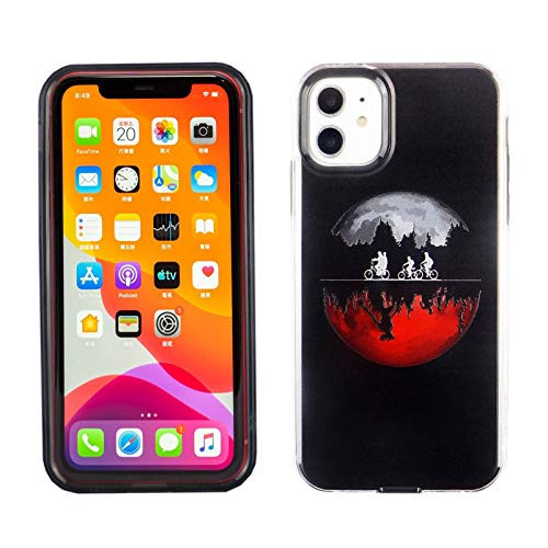 iPhone 11 6-1 Inch Dual Slim Case CASEVEREST 3D Print Cover TV Show Bicycles Monster Upside Down IP 11 PC - TPU