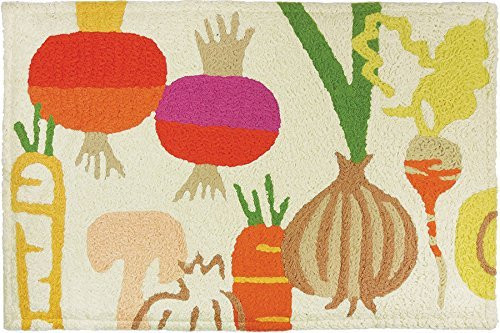 Jellybean Eat Your Veggies Memory Foam Rug