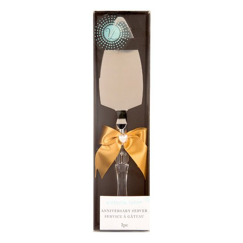 50th Wedding Anniversary Cake Knife Server